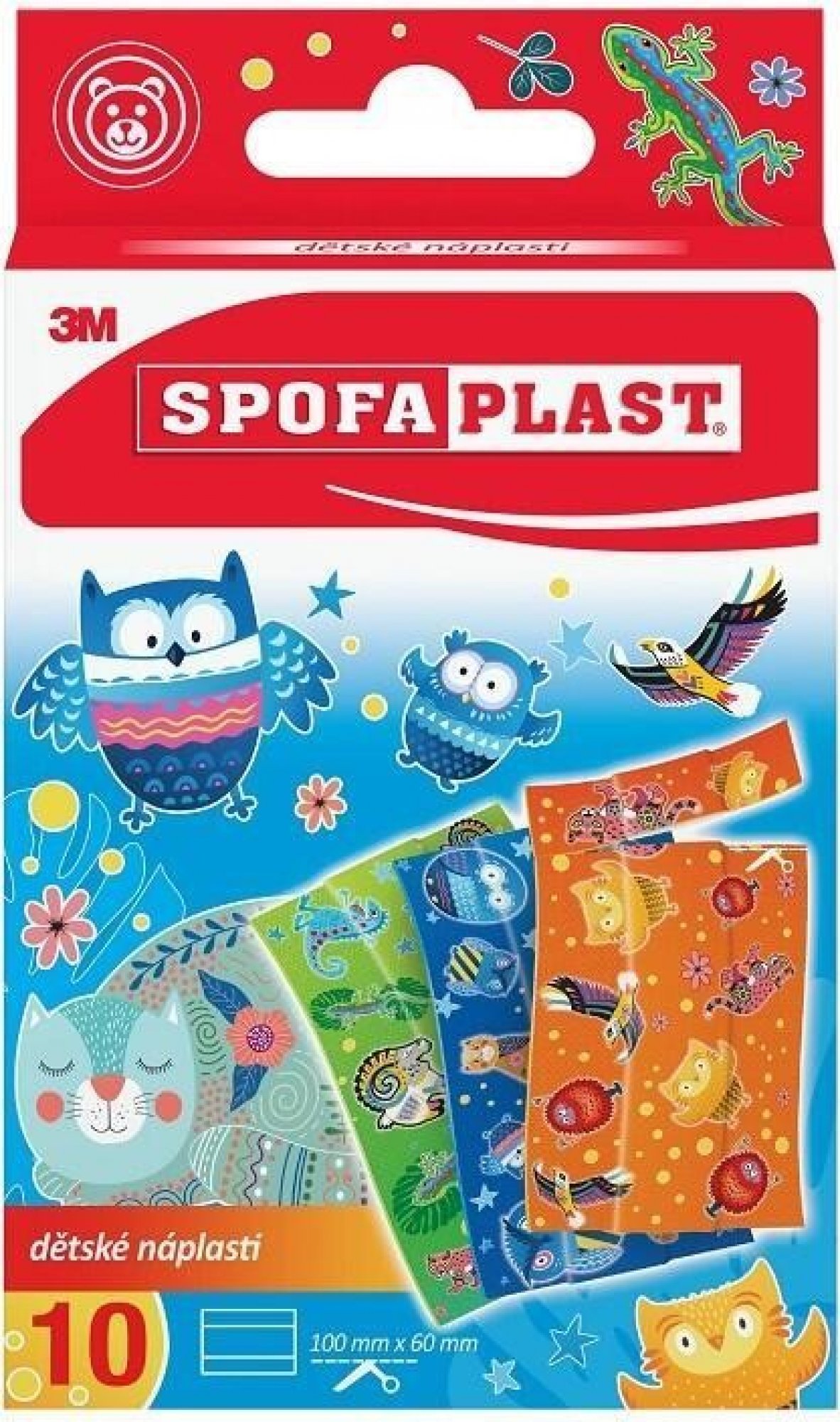 3M Spofaplast 117 Dětské náplasti 10cmx6cm 10ks