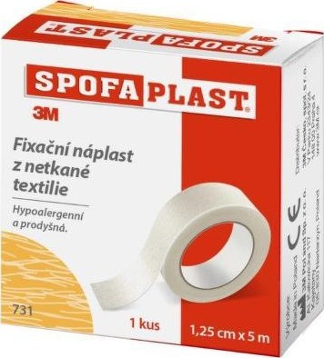 3M Spofaplast 731 Fix.náplast netk.text.5mx12.5mm