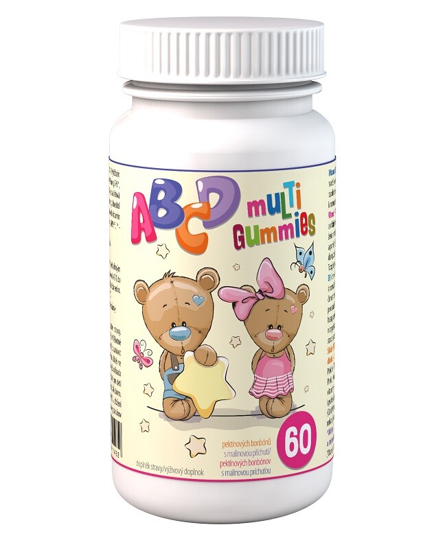 ABCD Multi Gummies 2x60 pektinových bonbónů