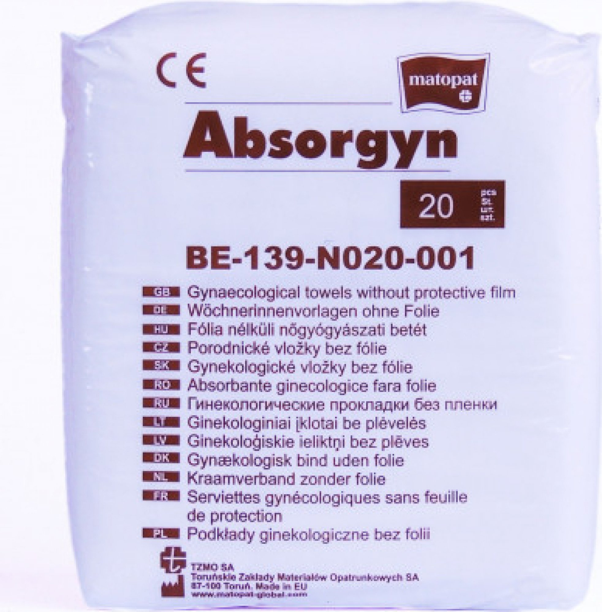 Absorgyn porodnické vložky 20ks