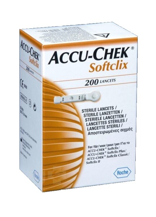 Accu Chek Softclix Lancety 200 ks