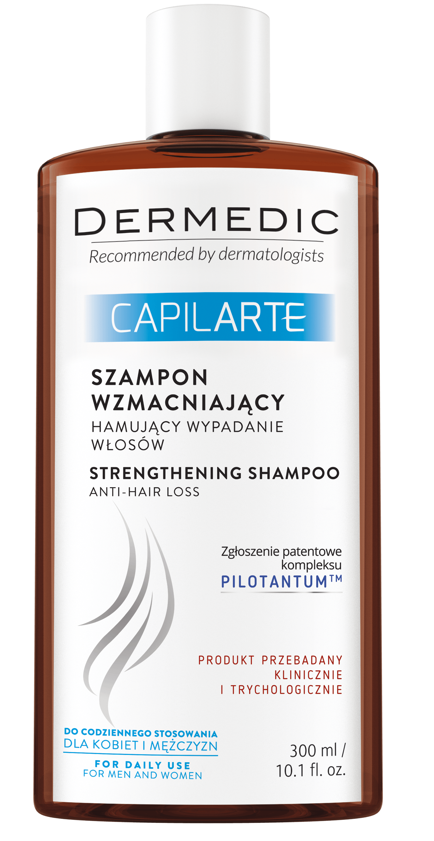 Dermedic Capilarte Posilující šampon proti vypadávání vlasů 300ml.