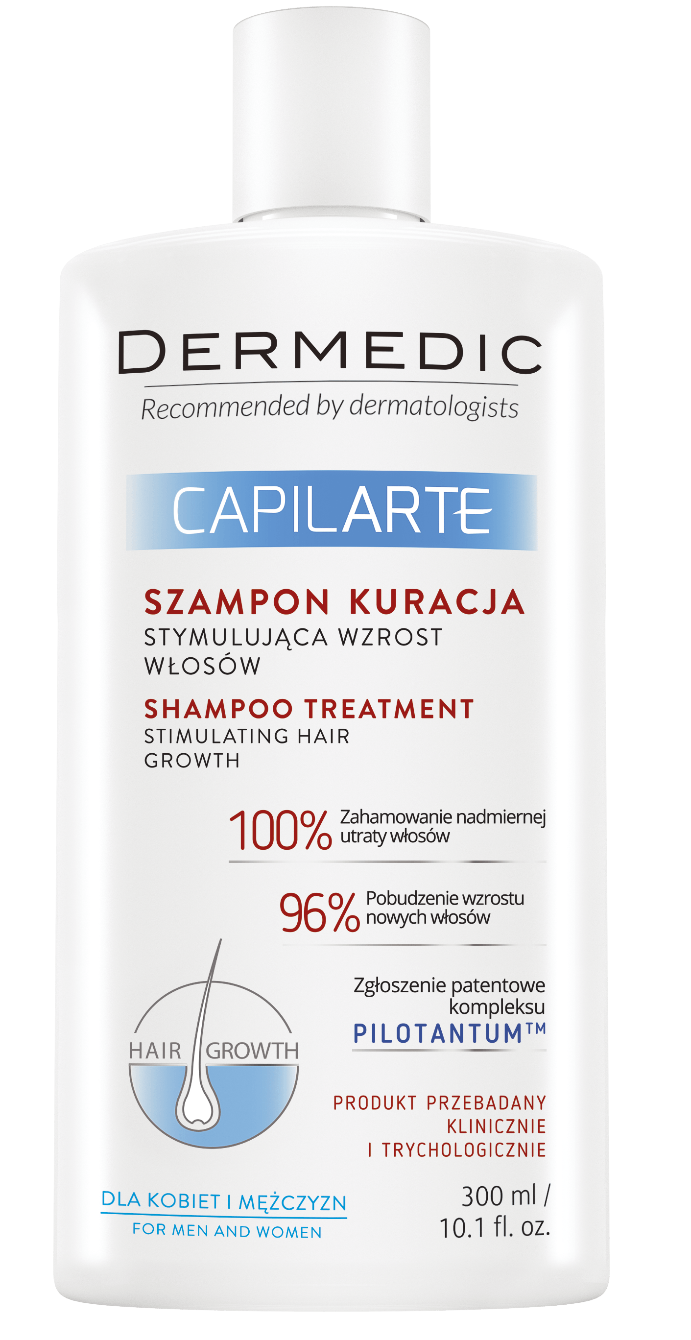 Dermedic Capilarte Šampon pro stimulaci růstu vlasů 300ml.