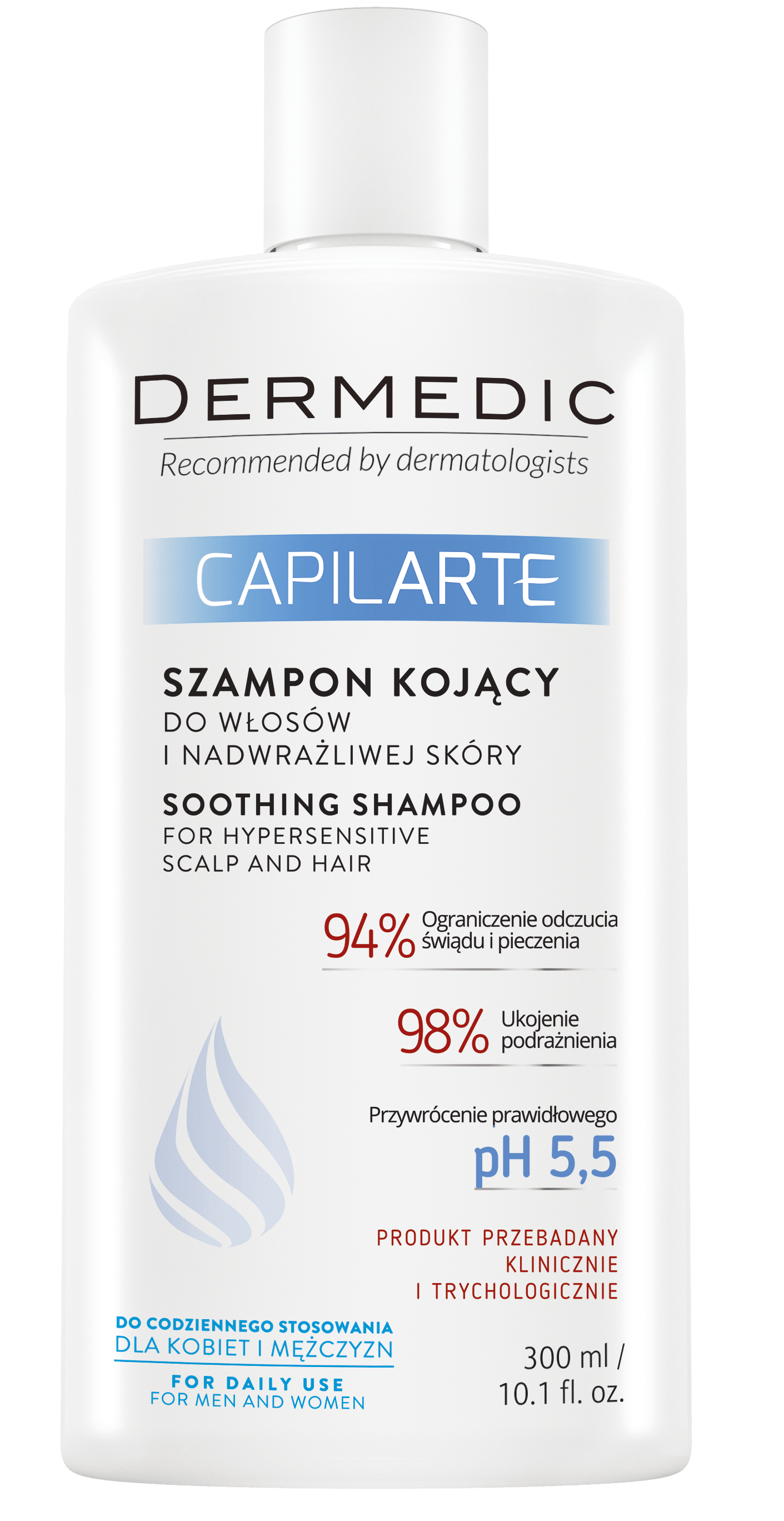 Dermedic Capilarte Zklidňující šampon pro citlivou pokožku hlavy 300ml