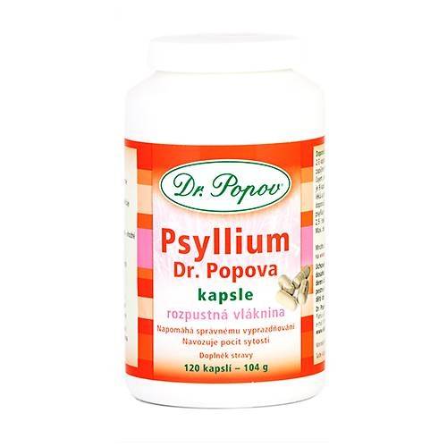 Dr. Popov Psyllium kapsle 120 ks