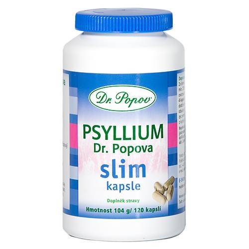 Dr. Popov Psyllium SLIM 120 kapslí