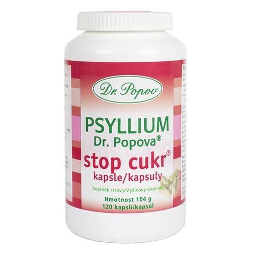 Psyllium Dr. Popova, Stop cukr 120cps.