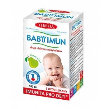Terezia Company Baby Imun sirup s hlívou a rakytníkem příchuť hruška 100 ml