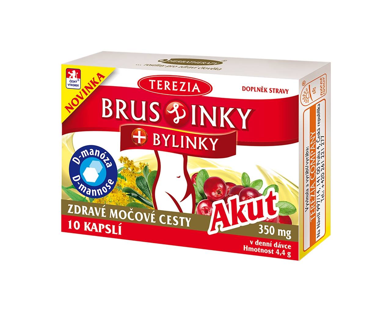Terezia BrusLinky + bylinky AKUT 10 kapslí