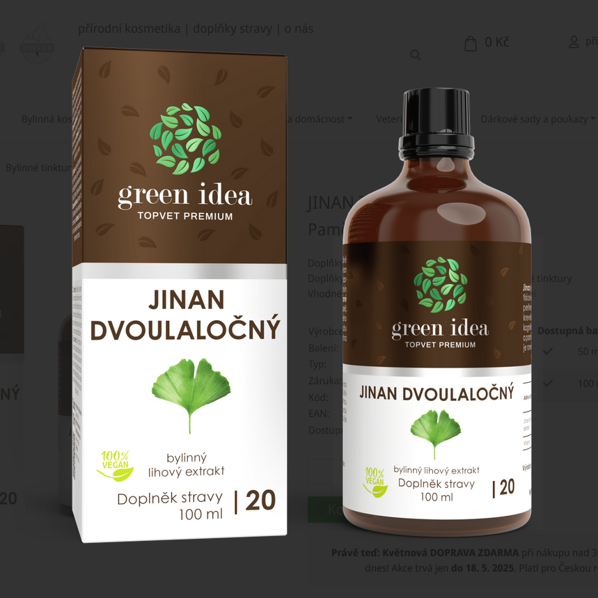 Topvet Jinan tinktura kapky 100 ml