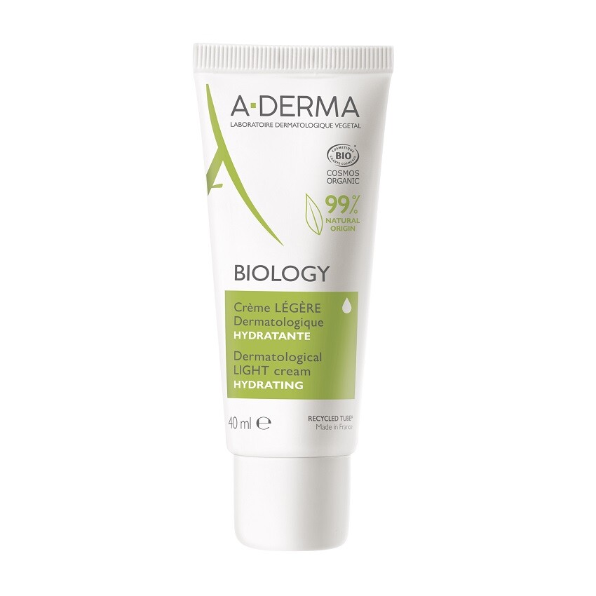 A-Derma Biology Dermatologický lehký krém Hydratační 40 ml