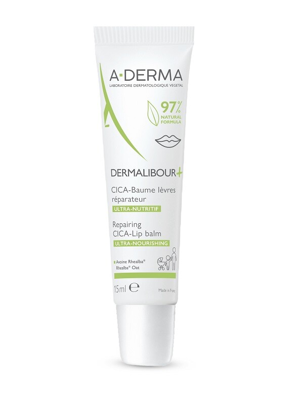 A-DERMA Dermalibour+ CICA Balzám na rty 15 ml