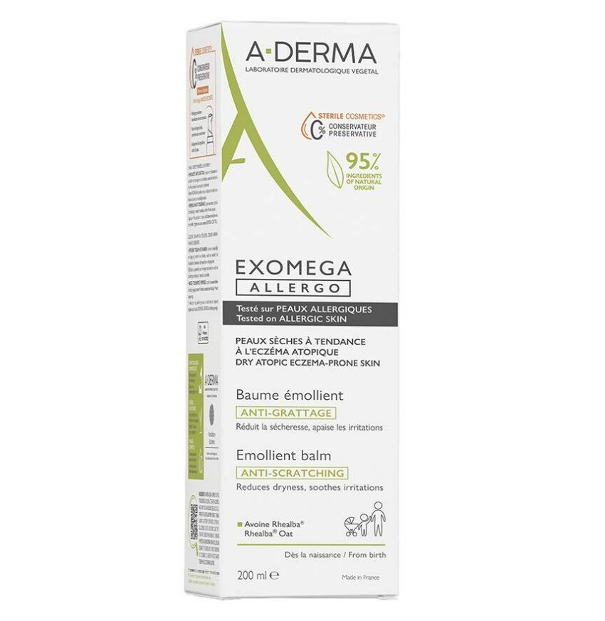 A-Derma Exomega Allergo emolienční balzám 200 ml
