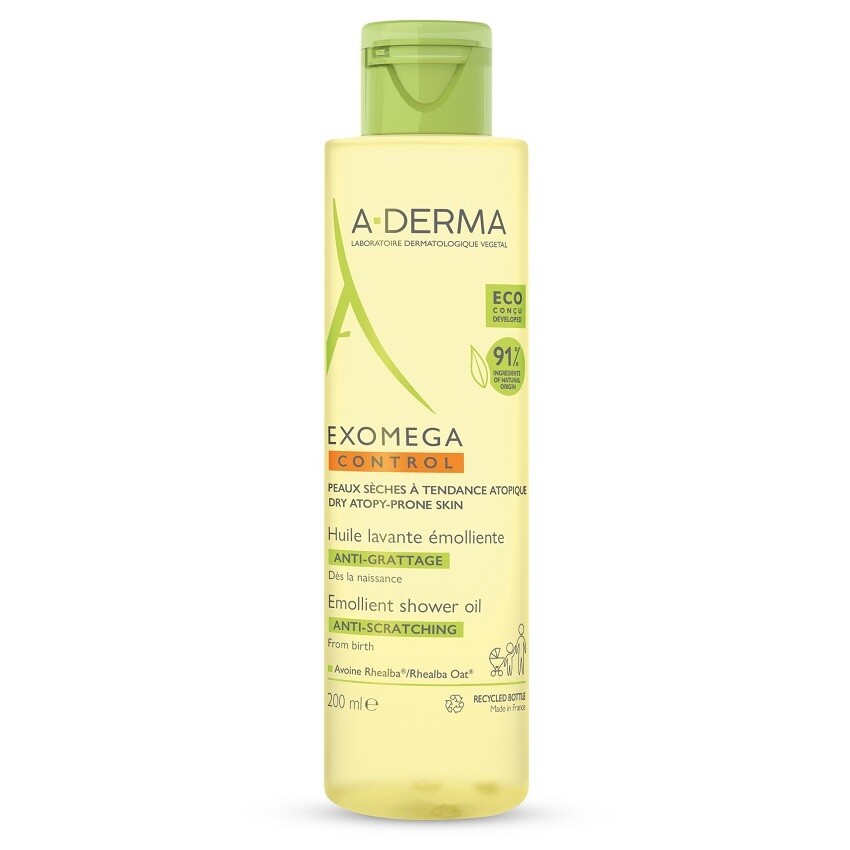 A-derma Exomega Control zvláčňující sprchový olej 500 ml