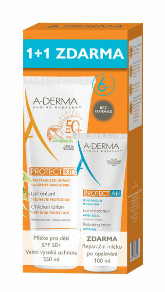 A-DERMA Prot.Ml.Děti SPF50+ 250ml+Repar.ml.100ml