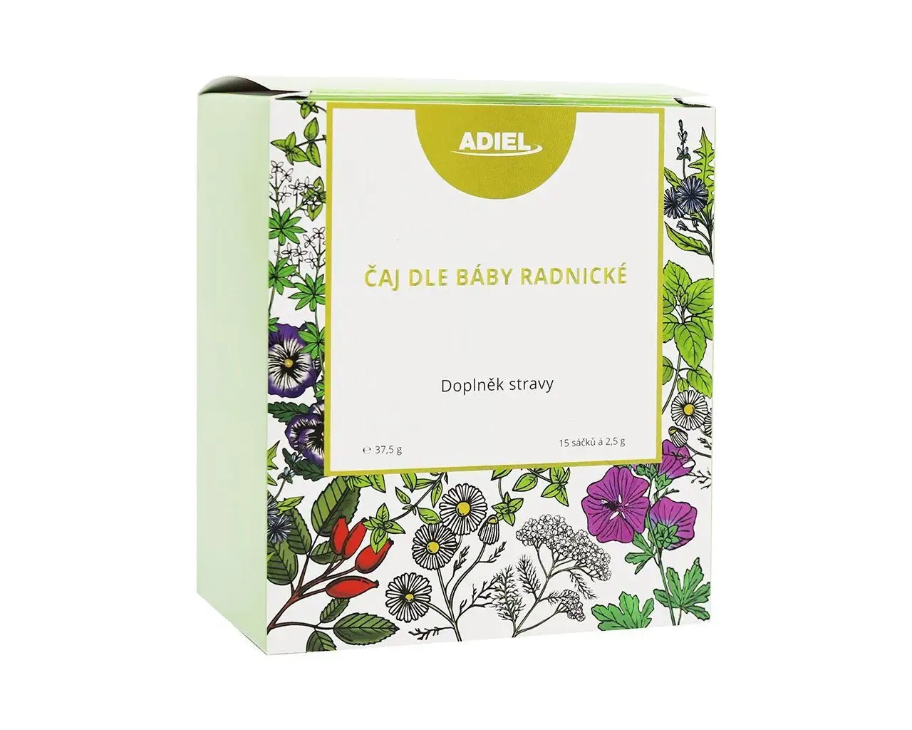 Adiel Čaj dle báby Radnické 15 sáčků Adiel Čaj dle báby Radnické 15 sáčků
