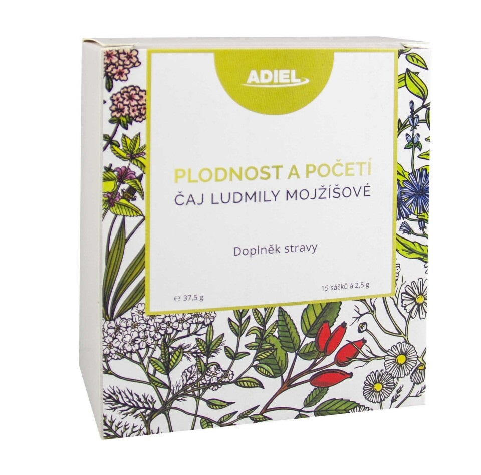 Adiel Čaj Ludmily Mojžíšové 15 x 2,5 g