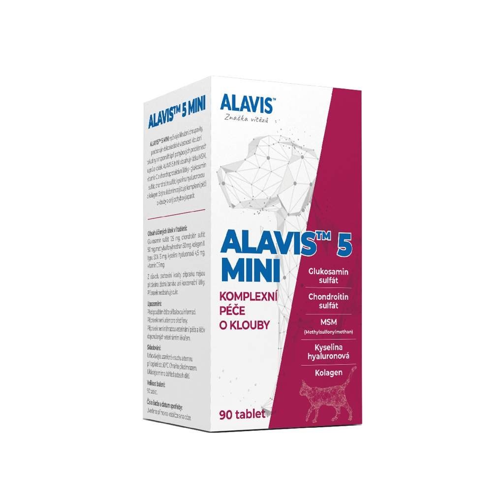 Alavis 5 MINI Kloubní přípravek pro psy a kočky 90 tbl