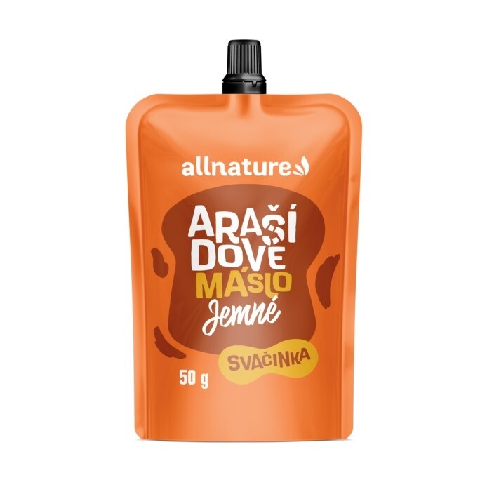 Allnature Arašídové máslo jemné 50g