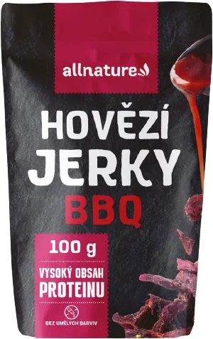 Allnature BEEF BBQ Jerky 100g