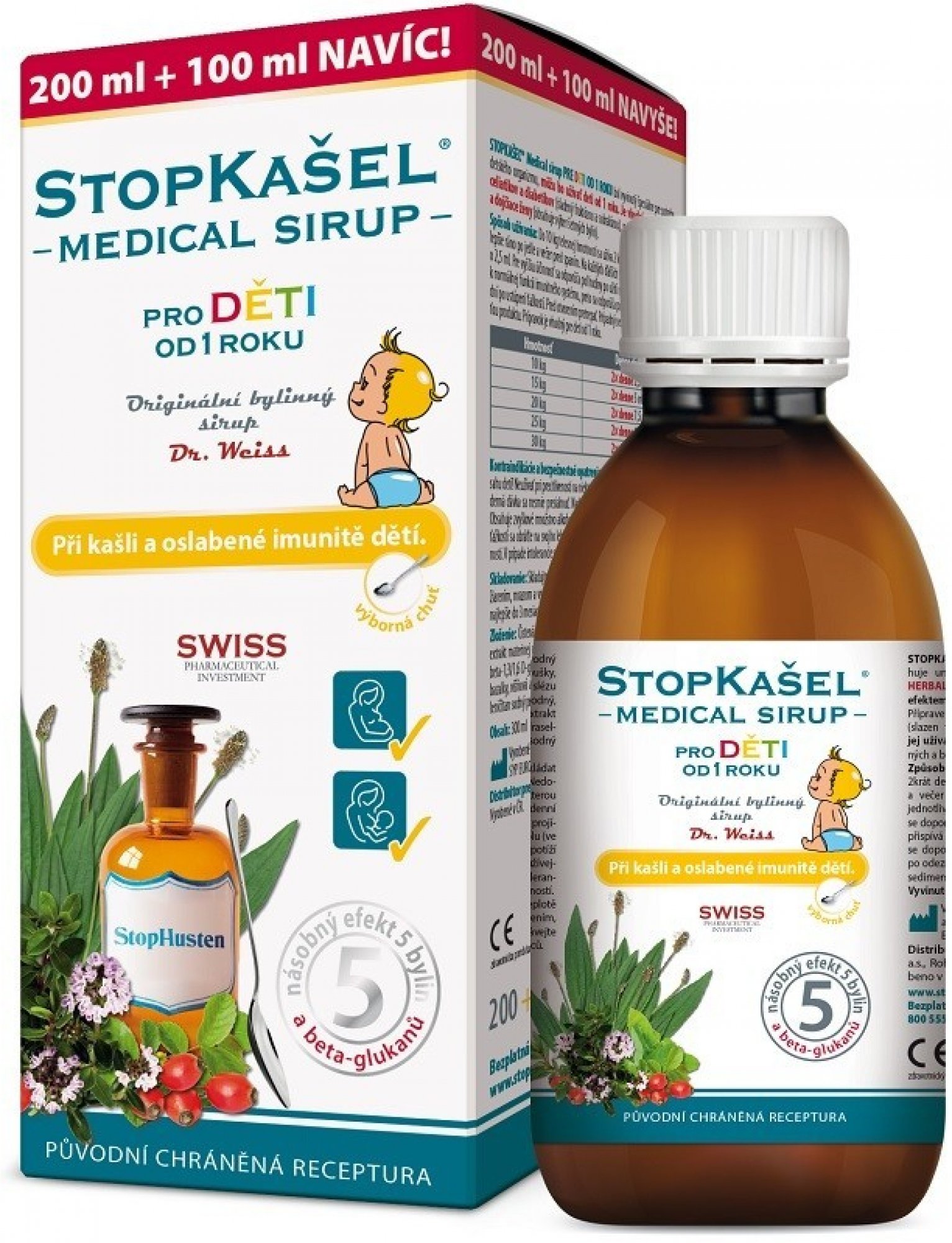 StopKašel Medical sirup OD 1 ROKU 200+100 ml