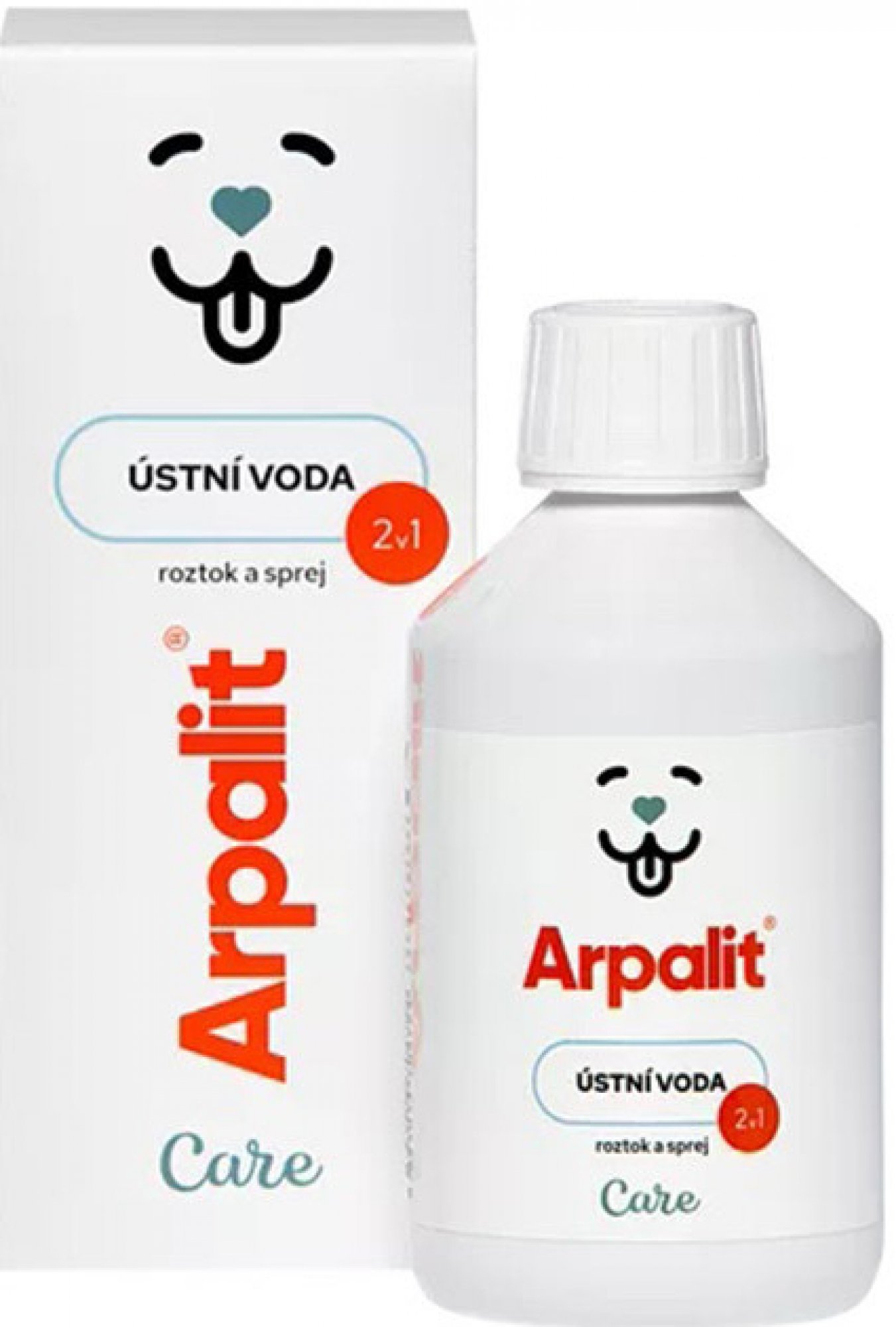 Arpalit Care Ústní voda 2v1 roztok a sprej 250ml
