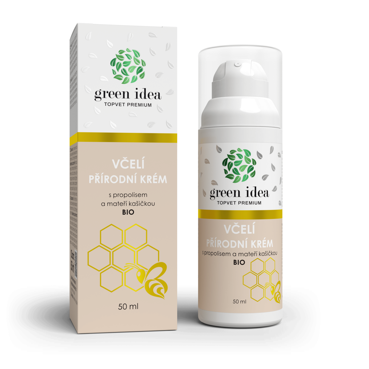 Green Idea Včelí přírodní krém 50 ml akční cena expirace 03.11.2025