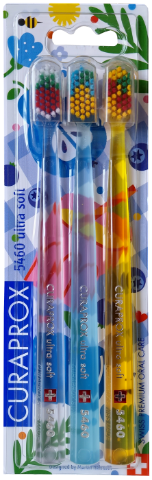 CS Ultra Soft 5460 3-pack SUMMER Picnic barva: čirá + modrá + oranžová