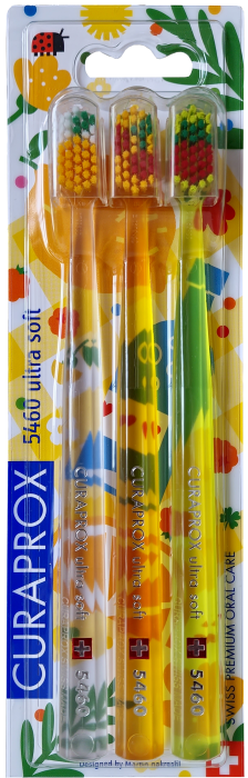 CS Ultra Soft 5460 3-pack SUMMER Picnic barva: čirá + oranžová + žlutá