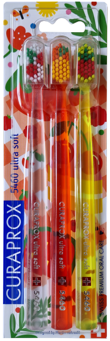 CS Ultra Soft 5460 3-pack SUMMER Picnic barva: čirá + červená + žlutá