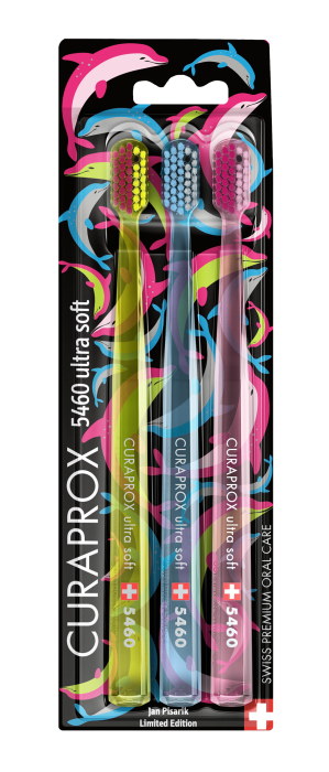 CS Ultra Soft 5460 3-pack SUMMER Dolphin barva: žlutá + modrá + růžová