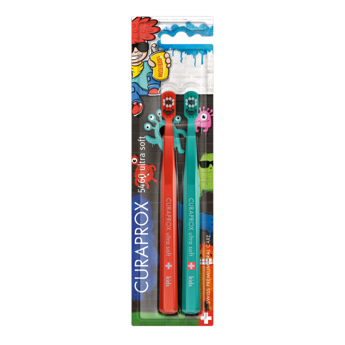 Curaprox CS 5500 Ultra soft KIDS Edice Graffiti 2 ks