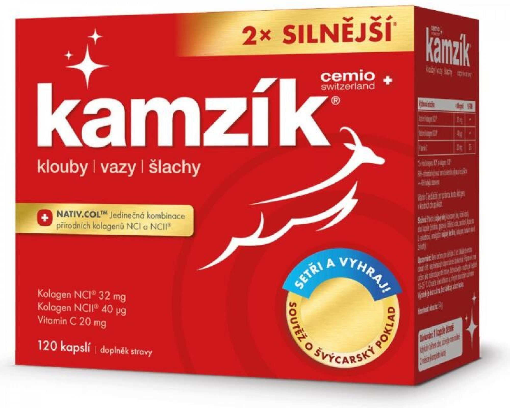 Cemio Kamzík 120 kapslí