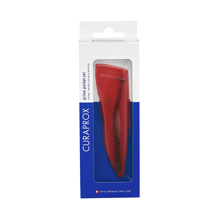 Curaprox CPS 459 prime pocket set 7 ks Název varianty: Barva: Červený