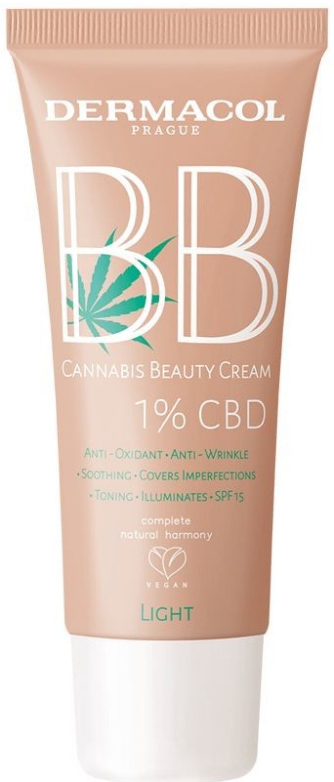 Dermacol BB Cream Cannabis Beauty Cream SPF15 bb krém 1 Light 30 ml