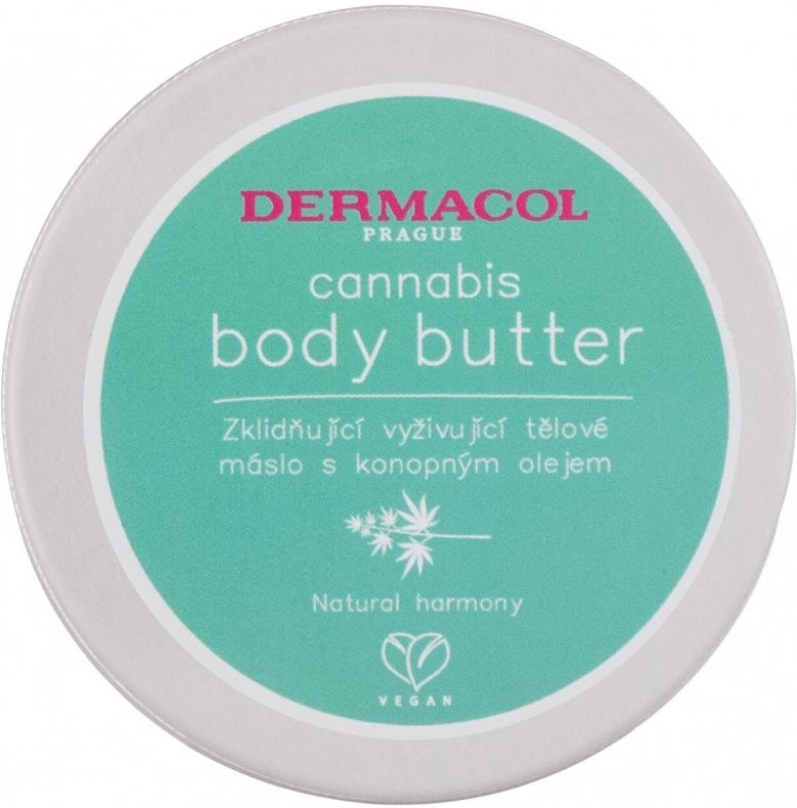 Dermacol Cannabis body butter tělové máslo 75 ml