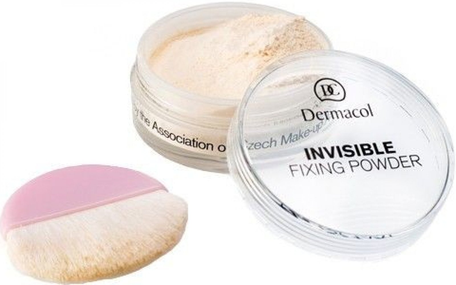 Dermacol Invisible Fixing Powder Transparentní fixační pudr Natural 13 g