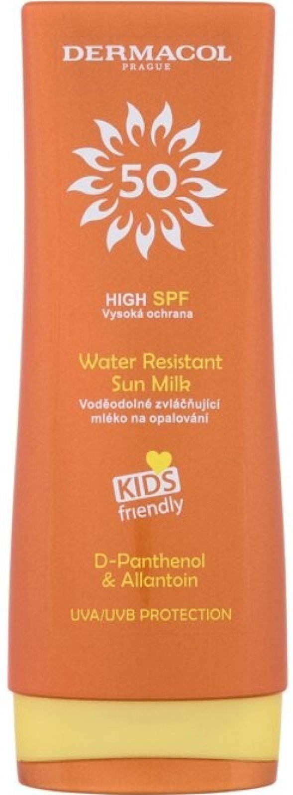 Dermacol Sun Water Resistant voděodolné mléko na opalování SPF50 200 ml