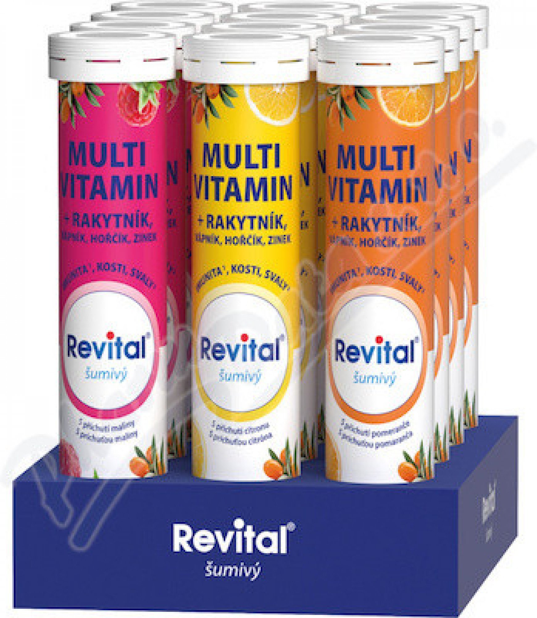 Revital Multivitamín s rakytníkem eff. 20 tablet Název varianty: Příchuť: Citron