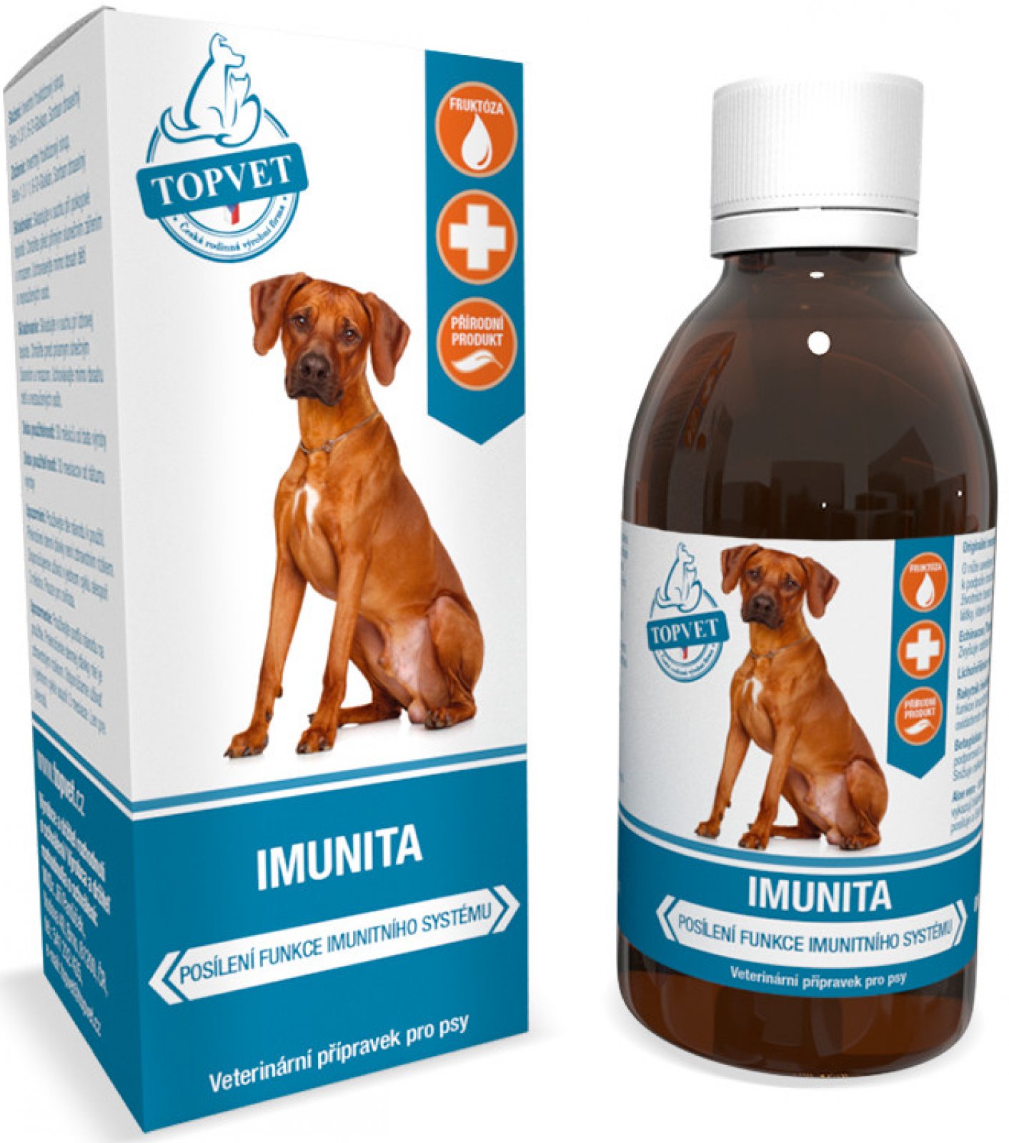 Topvet sirup na imunitu pro psy 200 ml