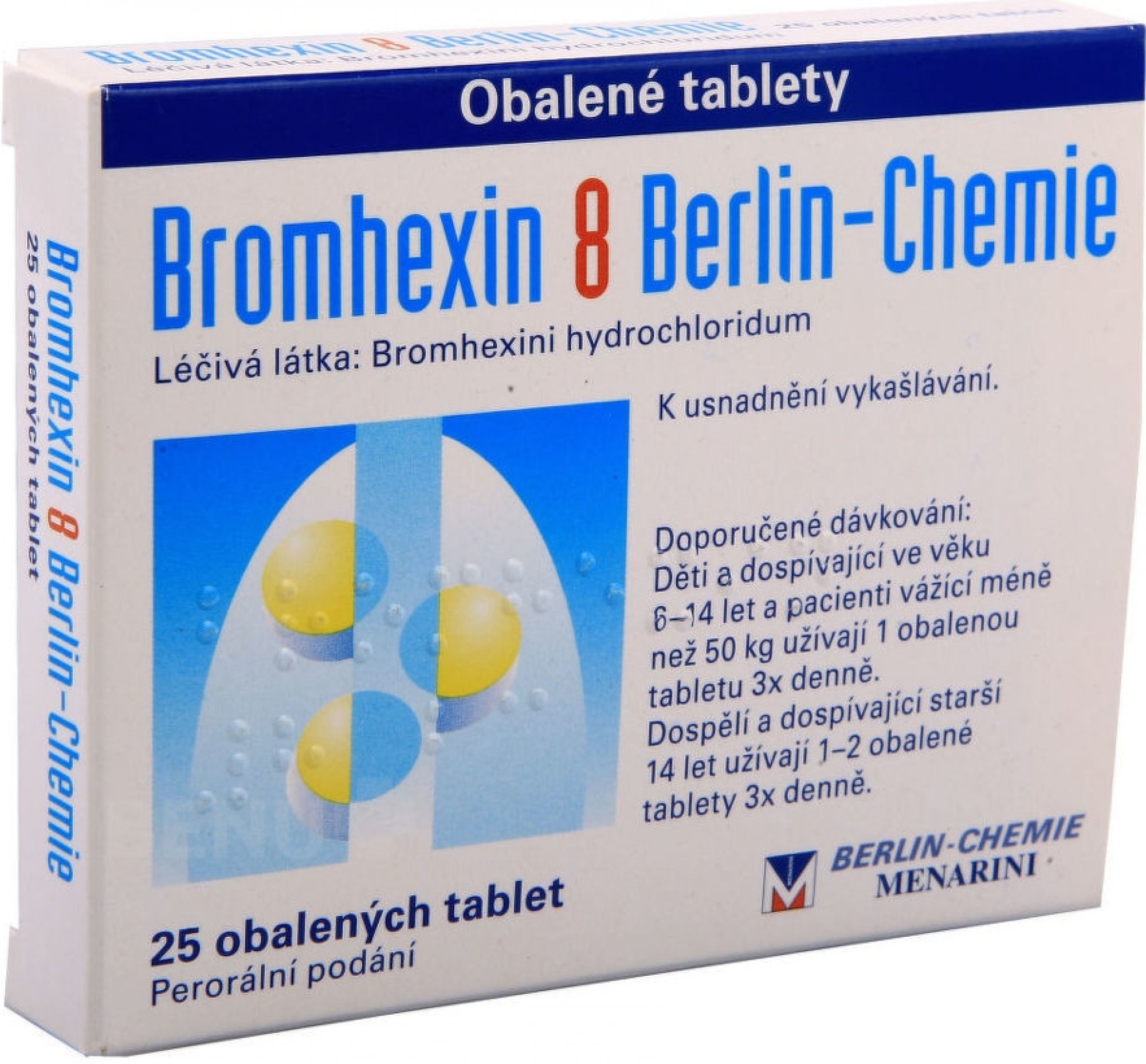 BROMHEXIN BERLIN-CHEMIE POR 8MG TBL OBD 25