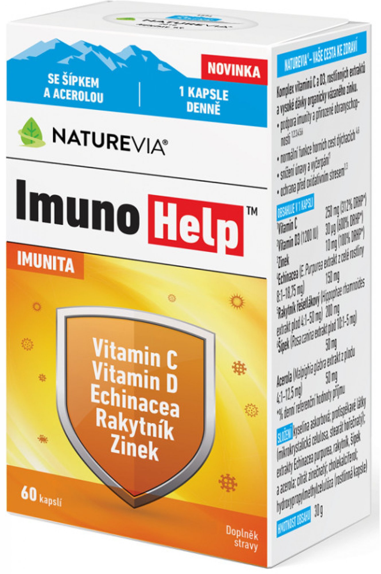 Swiss NatureVia ImunoHelp 60 kapslí