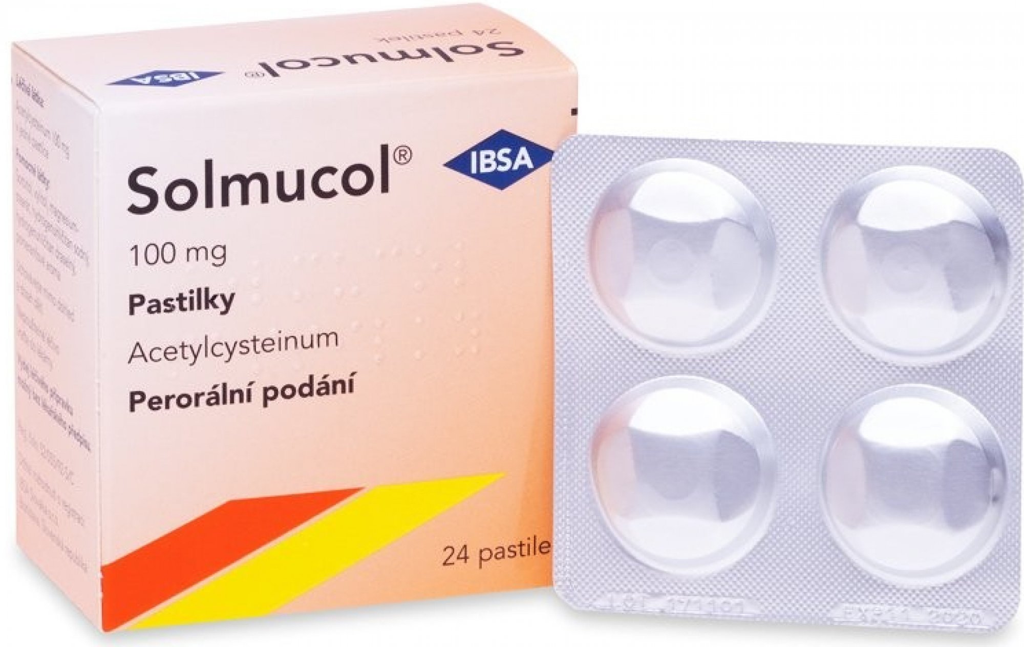 SOLMUCOL ORM 100MG PAS 24