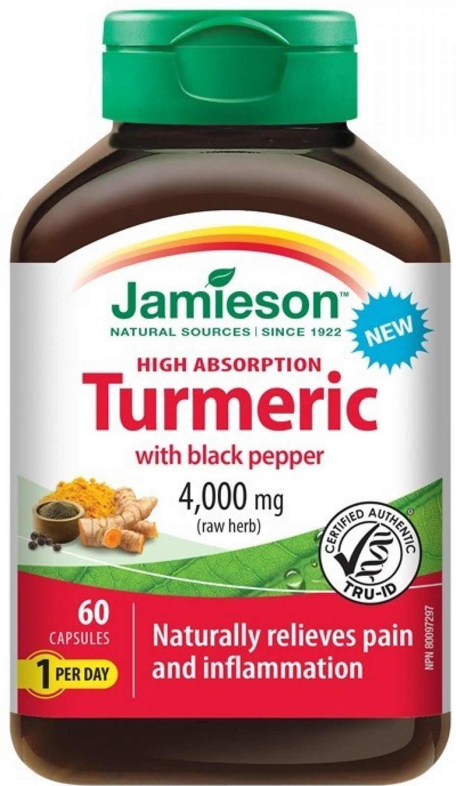 Jamieson Kurkumin s černým pepřem 60 kapslí