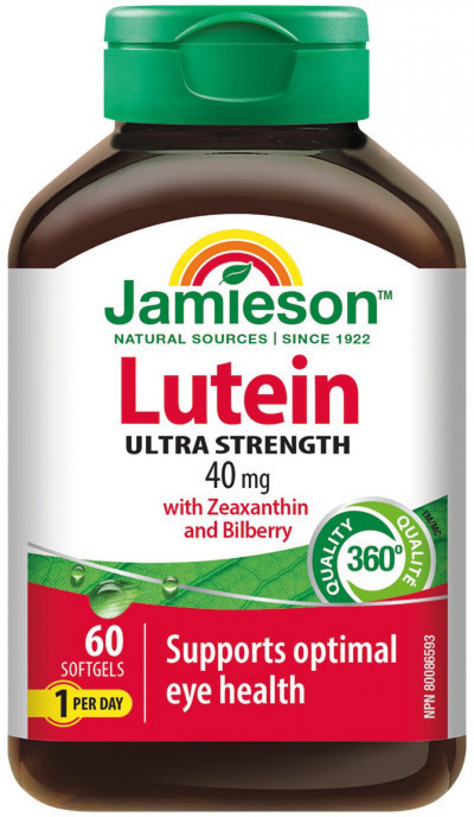 Jamieson Lutein se zeaxantinem a borůvkami 60 kapslí