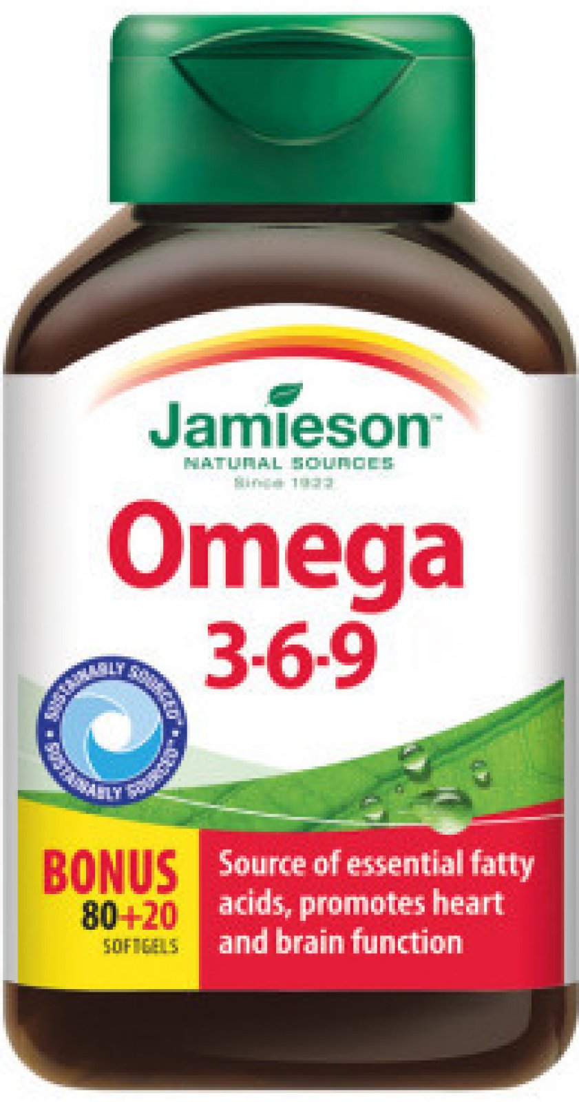 Jamieson Omega 3-6-9 1200 mg 100 kapslí