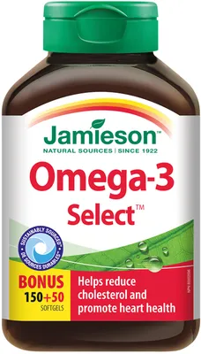 Jamieson Omega-3 Select 1000 mg 150+50 kapslí