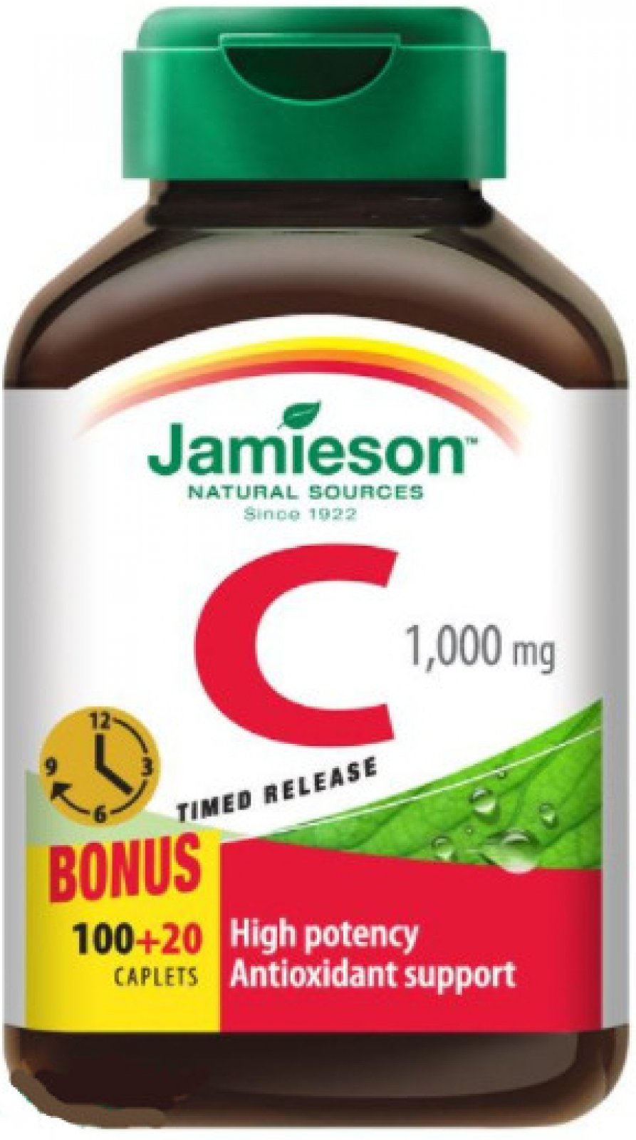 Jamieson Vitamín C 1000 mg s postupným uvolňováním 120 tablet