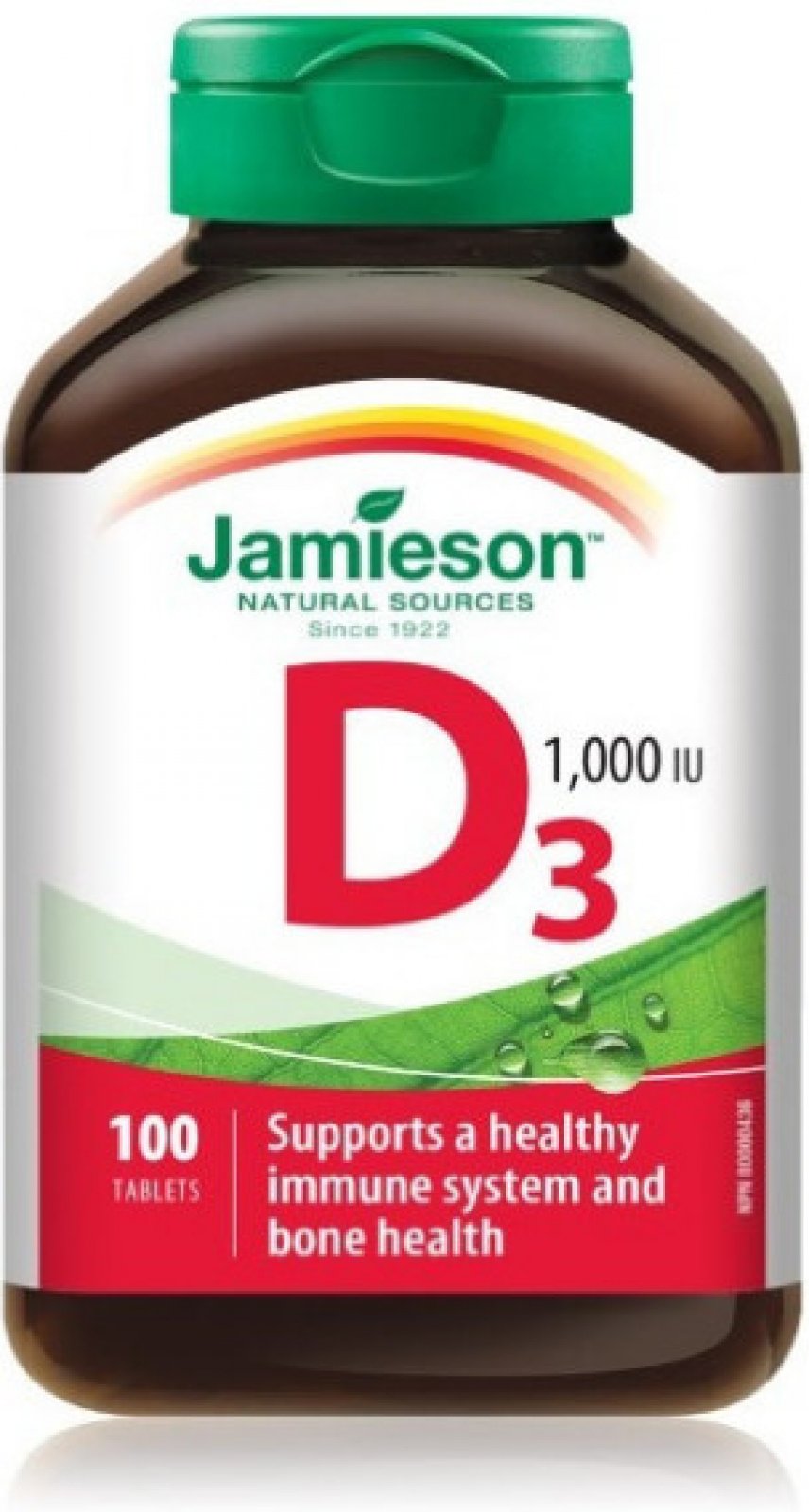 Jamieson Vitamín D3 1000 IU 100 tablet