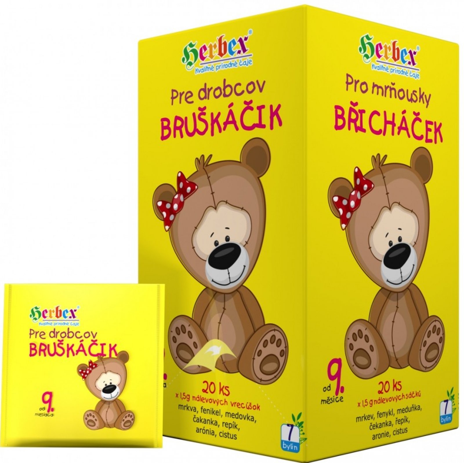 HERBEX Břicháček pro mrňousky 20 x 1,5 g